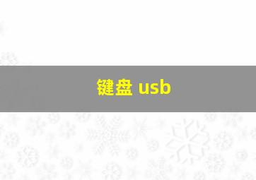 键盘 usb